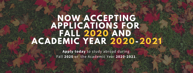 Fall and AY Apps Now Open